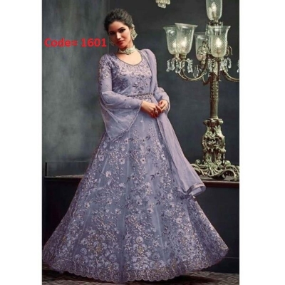 Picture of Maroon Georgette Embroidery Work Party Wear Party Dress For Women GN09