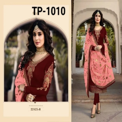 Picture of Exclusive Desighner Original Organza Fabric Embroidery and Puthi Work Salwar Kameez With Heavy Dollar Work Dupatta3 GM-24
