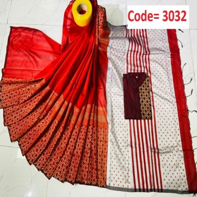 Picture of Block Printed Dhupian Silk Couple Set (3032)