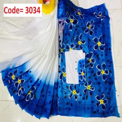 Picture of Block Printed Dhupian Silk Couple Set (3034)