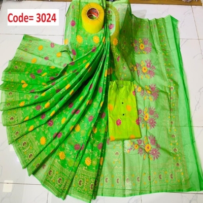 Picture of Block Printed Dhupian Silk Couple Set (3024)