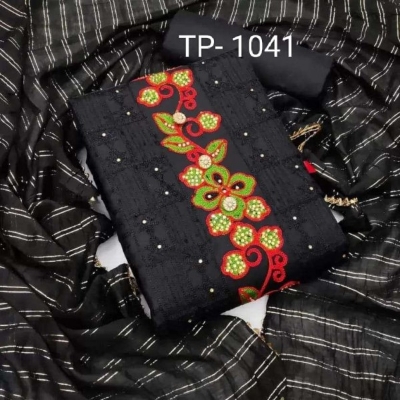 Picture of FASHION HUB Luxury VIP Lilen Co-Ords Three piece shalwar kameez dress for girls(1041)