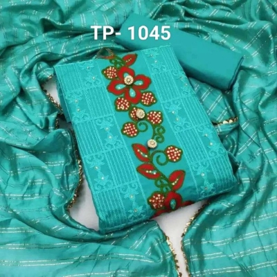 Picture of Exclusive Desighner Original Organza Fabric Embroidery and Puthi Work Salwar Kameez With Heavy Dollar Work Dupatta3(1045)