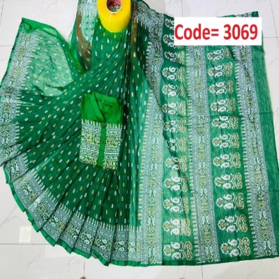 Picture of Block Printed Dhupian Silk Couple Set (3069)