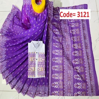 Picture of Block Printed Dhupian Silk Couple Set (3121)