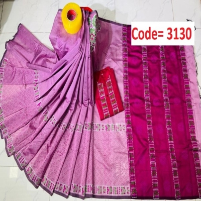 Picture of Block Printed Dhupian Silk Couple Set (3130)