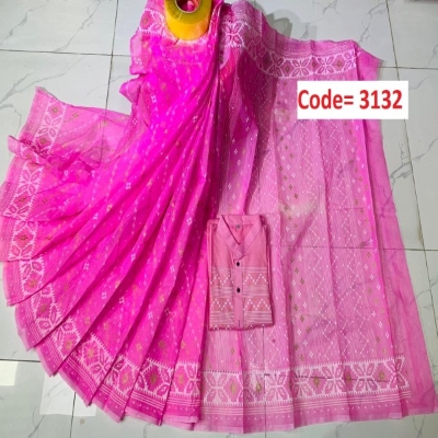 Picture of Block Printed Dhupian Silk Couple Set (3132)