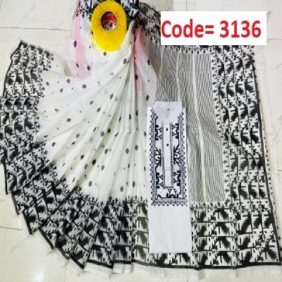 Picture of Block Printed Dhupian Silk Couple Set (3136)