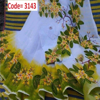 Picture of Block Printed Dhupian Silk Couple Set (3143)