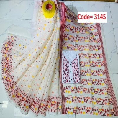 Picture of Block Printed Dhupian Silk Couple Set (3145)