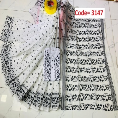 Picture of Block Printed Dhupian Silk Couple Set (3147)