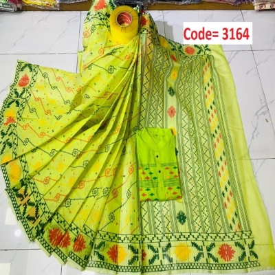 Picture of Block Printed Dhupian Silk Couple Set (3164)