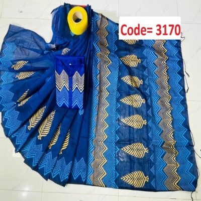 Picture of Block Printed Dhupian Silk Couple Set (3170)