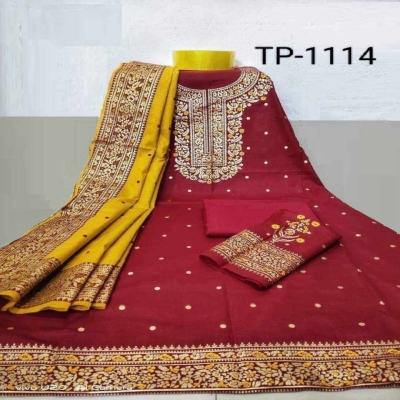 Picture of Unstitch Cotton Three Piece CT-13