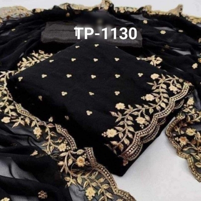 Picture of New exclusive Rangdhonu designed VIP Linen Amburtari Les Work 3 Piece For Stylish Women/Girls(1130)