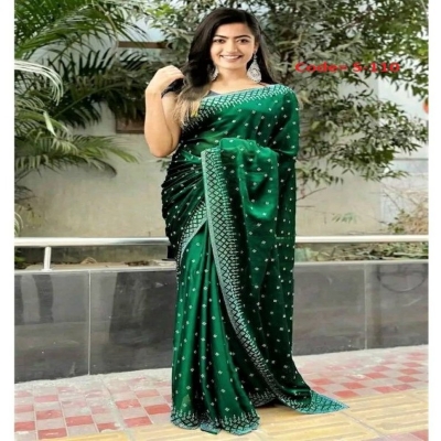 Picture of Georgette High Quality Embroidery Stylish Sharee (SS-114)