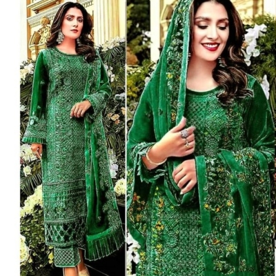 Picture of Georgette Embroidery Work Party Wear Party Dress For Women(GR1529)