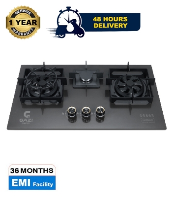 Buy  Gazi Smiss Double Gas Stove Made by High Quality Ceramic Marble Body and Brass Burner Cap- GH-8301M -(Best Price) Online at Best Price in Bangladesh