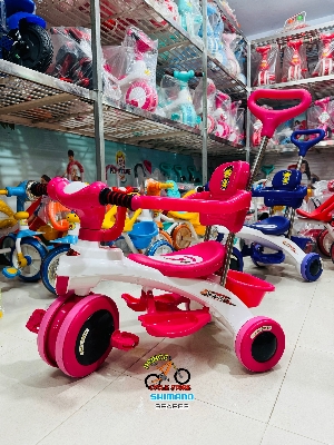 Buy China Tricycle Complete 9M - Pink/Blue/Red/Purple/Light Green Tricycle For Baby Kids Music & light Prince Cycle Store At Best Price In Bangladesh