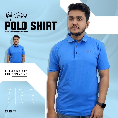 Buy China Stretch Half Sleeve Polo Shirt at Best Price In Bangladesh