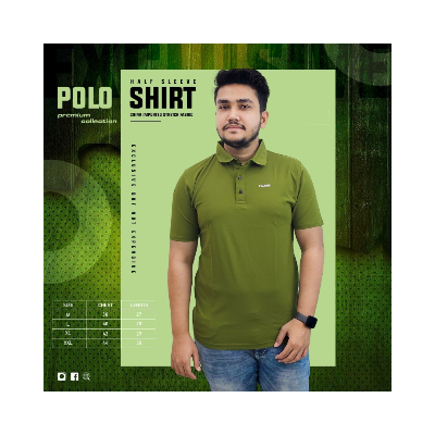 Buy China Stretch Half Sleeve Polo Shirt at Best Price In Bangladesh