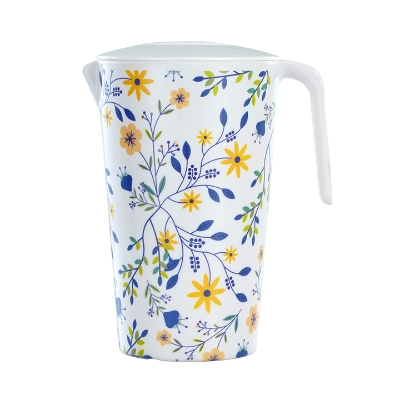 Buy -2.2 L Lovely Round Jug with Lid W/O Pack-Assorted Online at Best Price