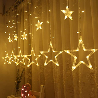 Buy   Star Fairy Light Warm Golden LED 15, 20 Feet Multicolor Mode Home Decoration Cable and Foam Material  at Best Prices in Bangladesh