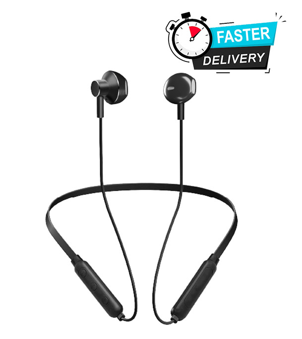 Picture of Proton M Earphone Neck Band P5 Ash with Heavy Bass Technology - Play Time 8 Hour 