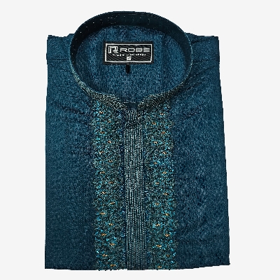 Buy  Indian Cotton Gorgeous Karchupi Panjabi at Best Price In Bangladesh