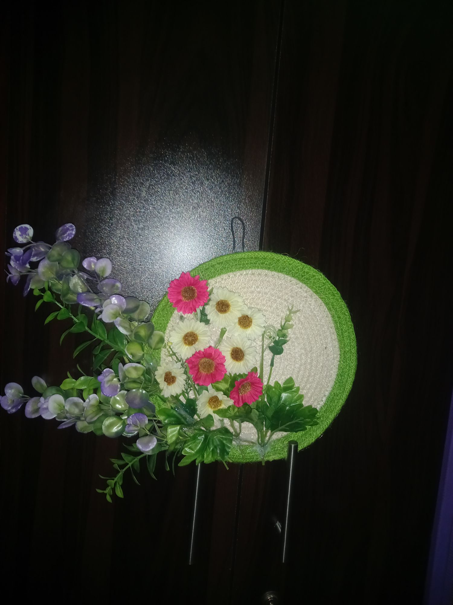 Buy   Artifical Flower Wall Handing With Unique Flower, Grass , Creeper, Trendy model for wall decoration     at Best Prices in Bangladesh