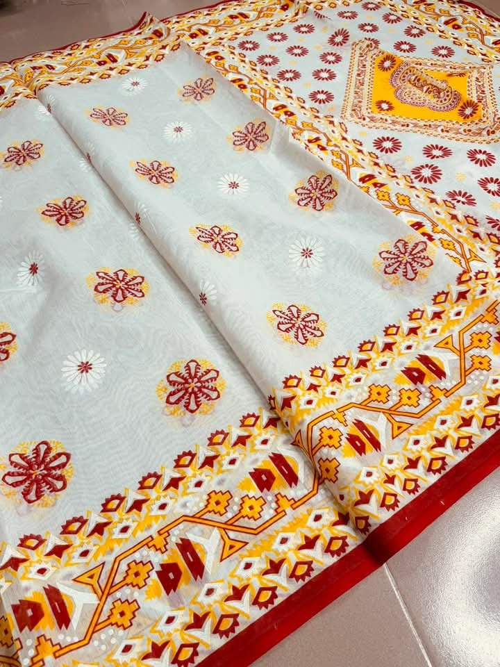 Buy ScreenPrint Saree  at Best Price In Bangladesh