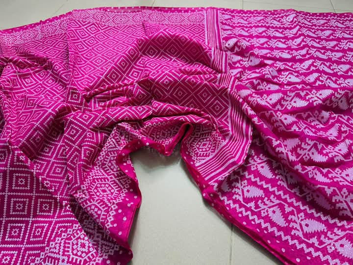 Buy ScreenPrint Saree  at Best Price In Bangladesh