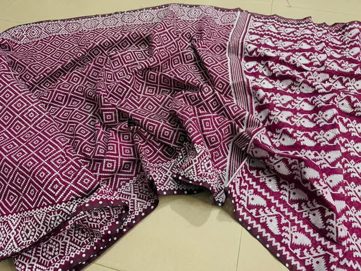 Buy ScreenPrint Saree  at Best Price In Bangladesh