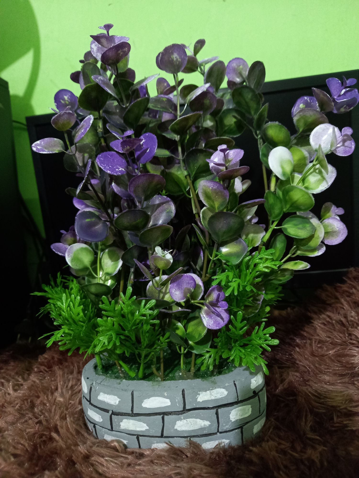 Buy   Artifical Flower Purple white Mosaic Mix Colour Orchid For Decor item   at Best Prices in Bangladesh