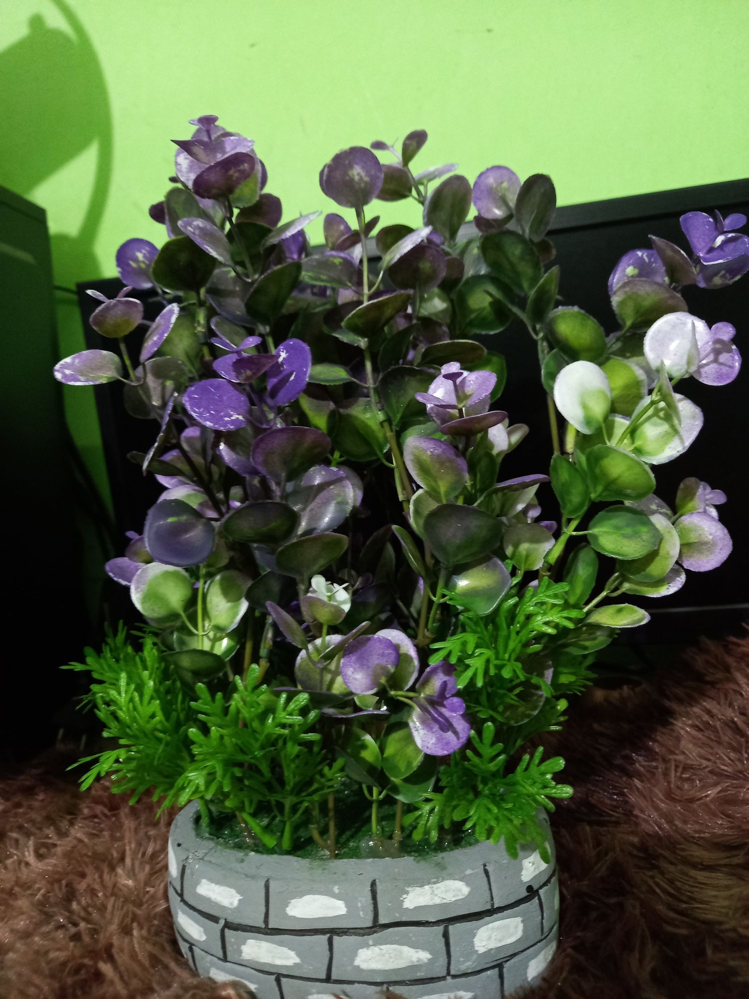 Buy   Artifical Flower Purple white Mosaic Mix Colour Orchid For Decor item   at Best Prices in Bangladesh