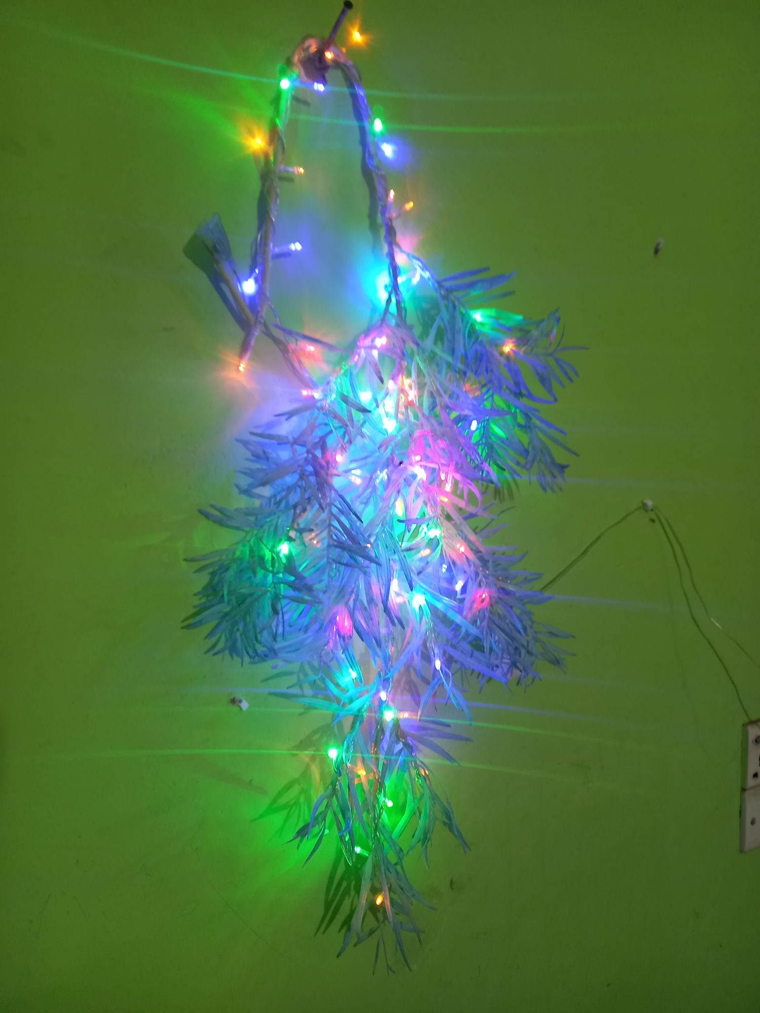 Buy    Artifical Flower Lota with Fairy light Multicoloure Changes at Best Prices in Bangladesh