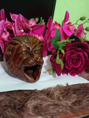 Buy  Lion Head Showpieces Decor Clay Made Both uses home decorations.   at Best Prices in Bangladesh
