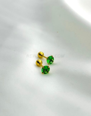 Picture of Men's stainless steel zircon earrings