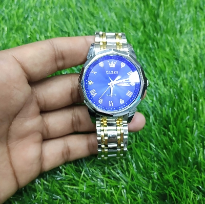 Buy OLEVS 9931G New Exclusive Design Quartz Watch for Men - Royal Blue  at Best Price In Bangladesh
