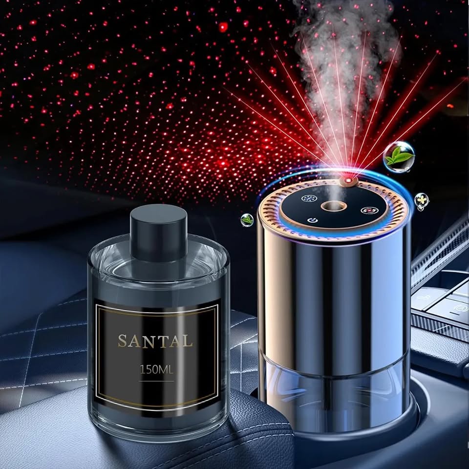 Buy Smart Car Air Freshener with Star Light And RGB Light for Car And Home. Rechargeable, Multifunctional And Smart Spray at Best Price In Bangladesh