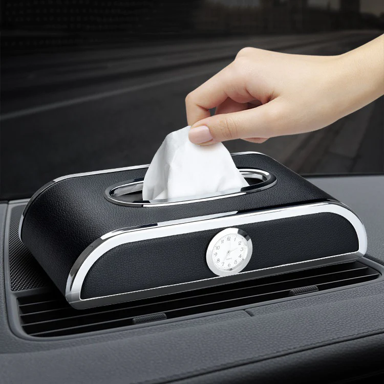Buy  Car tissue box- Black at Best Price In Bangladesh