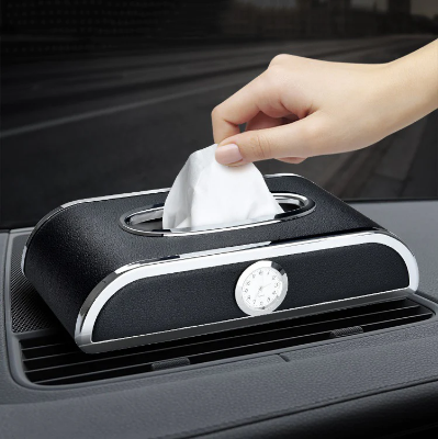 Buy  Car tissue box- Black at Best Price In Bangladesh