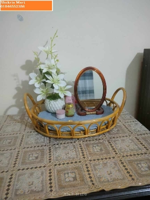 Picture of Rattan/Cane Designed Tray for Dining, Kitchen & Living Room