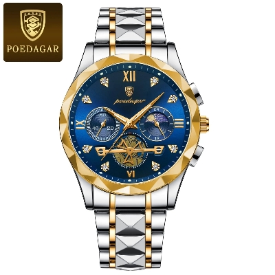 Buy POEDAGAR 996 Luxury Man Luminous Chronograph Watch at Best Price In Bangladesh