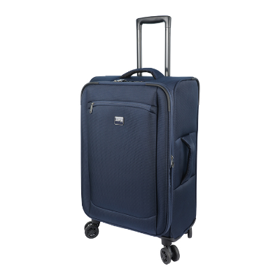 Buy Travello Soft Suitcase/Luggage 450D Jacquard RPET with PUX2 in waterproof 24" Gray at Best Price In Bangladesh