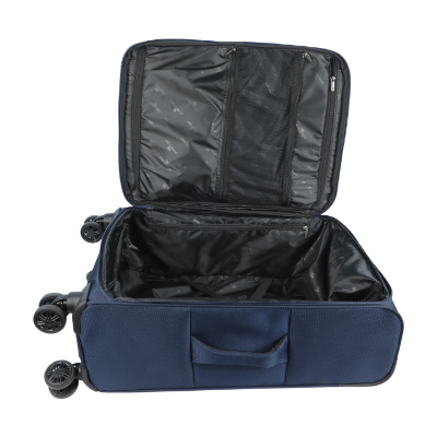 Buy Travello Soft Suitcase/Luggage 450D Jacquard RPET with PUX2 in waterproof 24" Gray at Best Price In Bangladesh