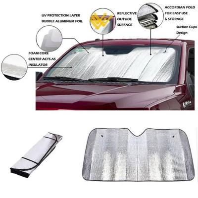 Buy Auto Parts Car Front Rigid Windscreen Sunshade Sun Shade Visor Screen Cover 140 X 70cm   at Best Price In Bangladesh