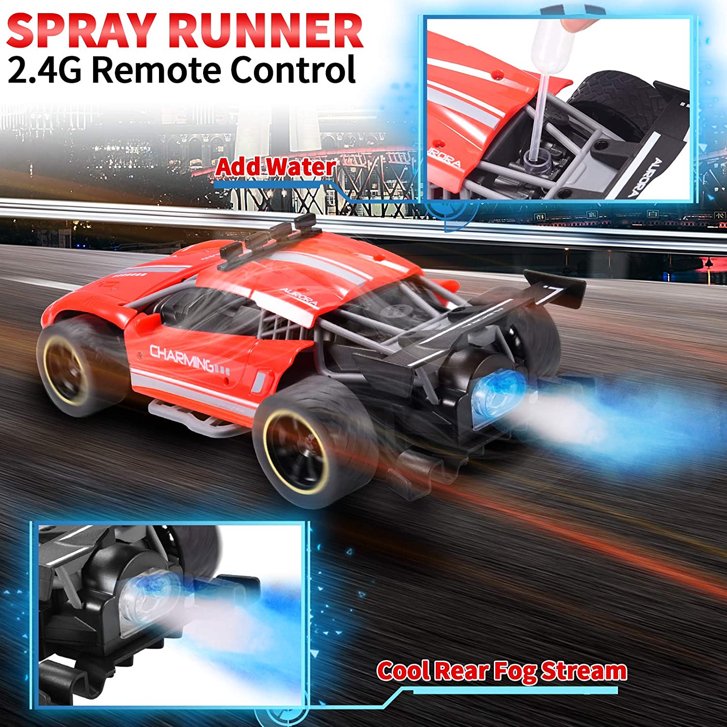Buy RC Spray Runner Car 6316-6 4-12 year at Best Price In Bangladesh