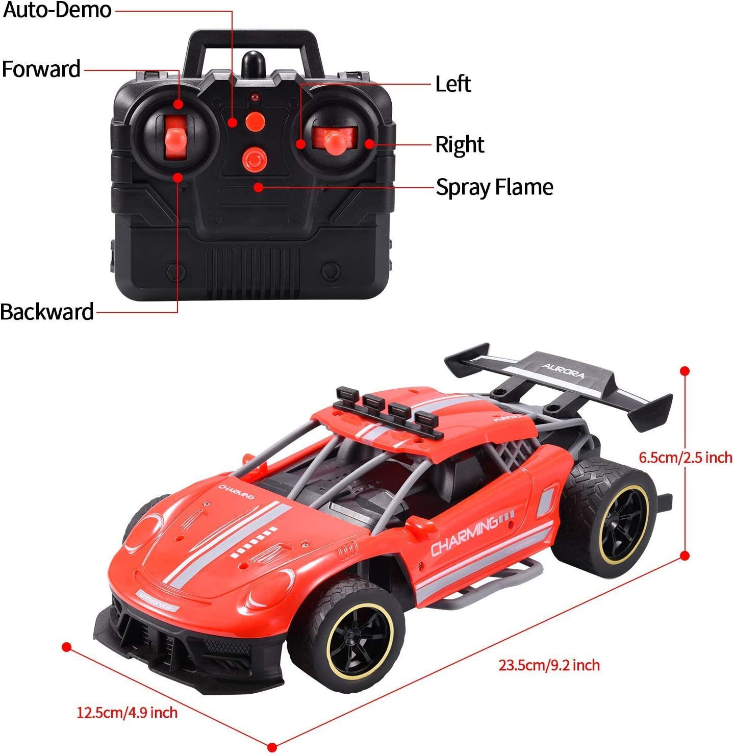 Buy RC Spray Runner Car 6316-6 4-12 year at Best Price In Bangladesh