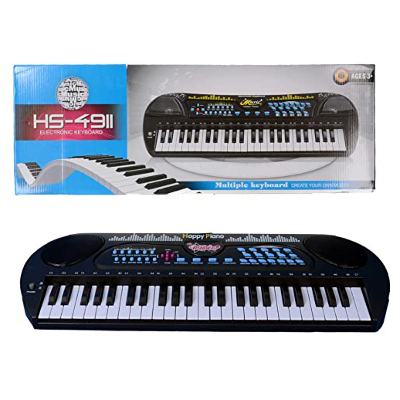 Buy 49 Keys Musical Keyboard Piano Toy with Microphone USB System Smooth & Real Tone at Best Price In Bangladesh
